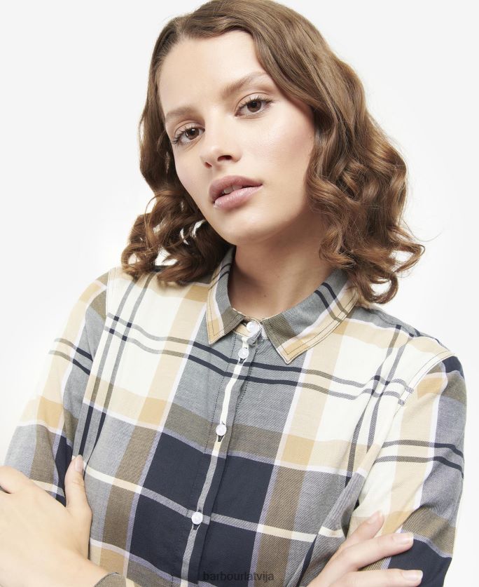 Barbour sievietes Bredona krekls P8J88A1626 apģērbs papeles tartāns