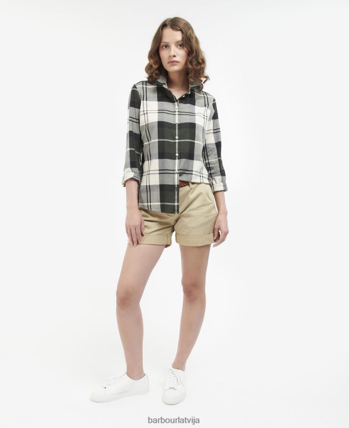 Barbour sievietes Bredona krekls P8J88A1629 apģērbs papeles tartāns