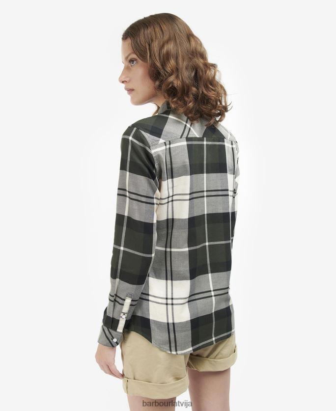 Barbour sievietes Bredona krekls P8J88A1629 apģērbs papeles tartāns