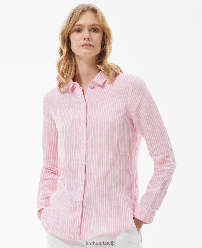 Barbour sievietes jūras krekls P8J88A1585 apģērbs hibiska svītra