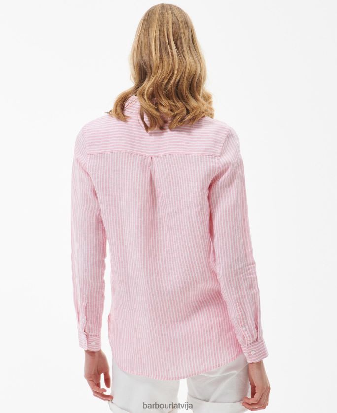 Barbour sievietes jūras krekls P8J88A1585 apģērbs hibiska svītra