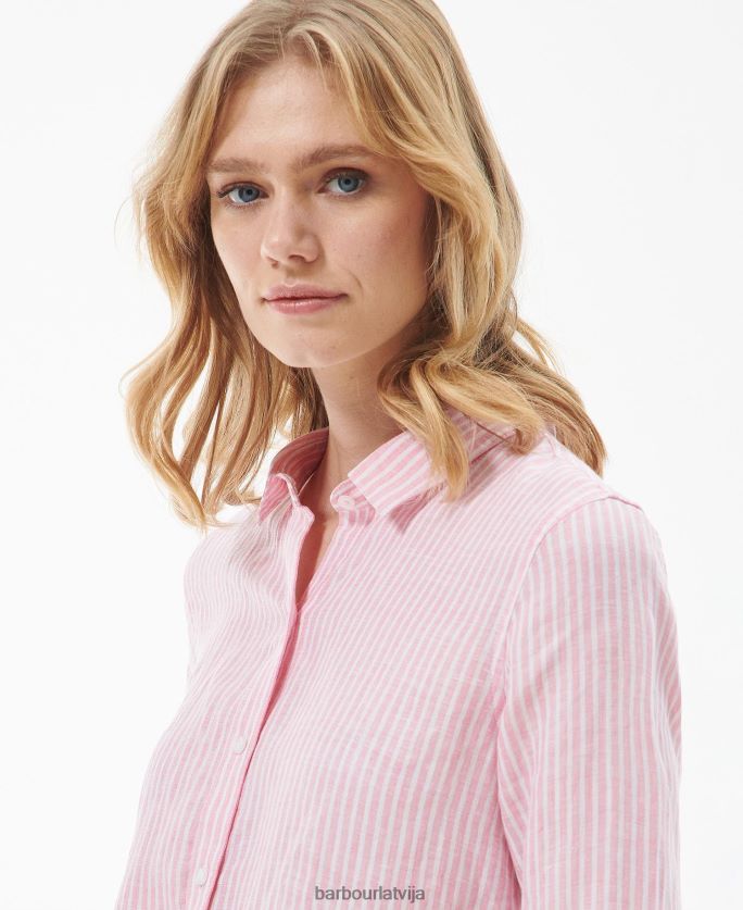 Barbour sievietes jūras krekls P8J88A1585 apģērbs hibiska svītra