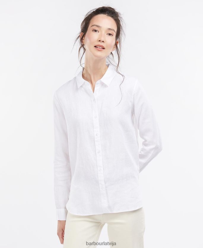 Barbour sievietes jūras krekls P8J88A1586 apģērbs tumši/balts