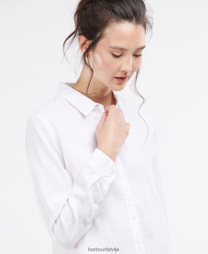 Barbour sievietes jūras krekls P8J88A1586 apģērbs tumši/balts
