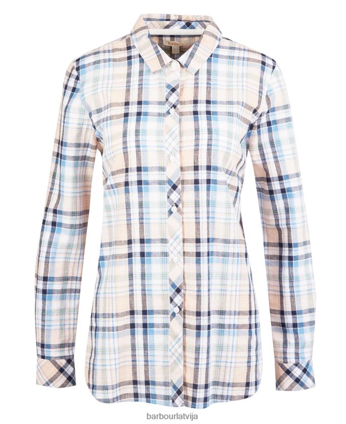 Barbour sievietes jūras krekls P8J88A1637 apģērbs flotes pārbaude