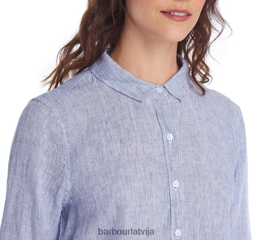Barbour sievietes jūras krekls P8J88A1643 apģērbs tumši/balts
