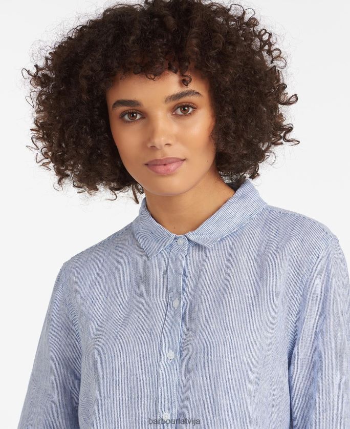 Barbour sievietes jūras krekls P8J88A1643 apģērbs tumši/balts