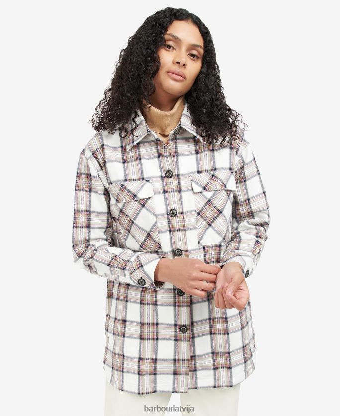 Barbour sievietes koralīnas virskrekls P8J88A1601 apģērbs mākonis/jūras flote