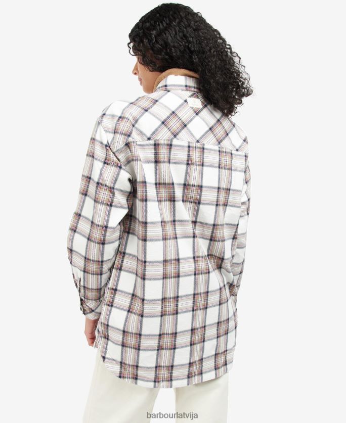 Barbour sievietes koralīnas virskrekls P8J88A1601 apģērbs mākonis/jūras flote