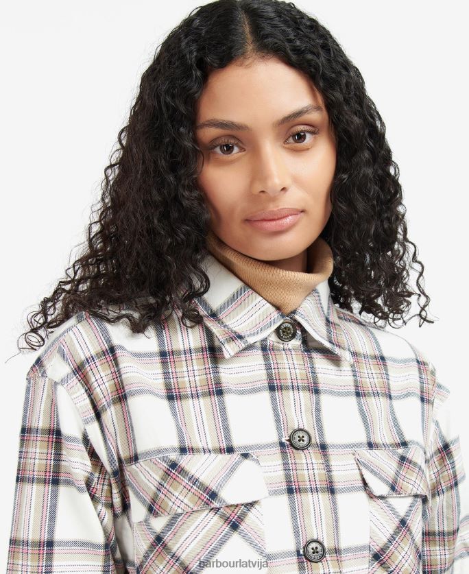 Barbour sievietes koralīnas virskrekls P8J88A1601 apģērbs mākonis/jūras flote
