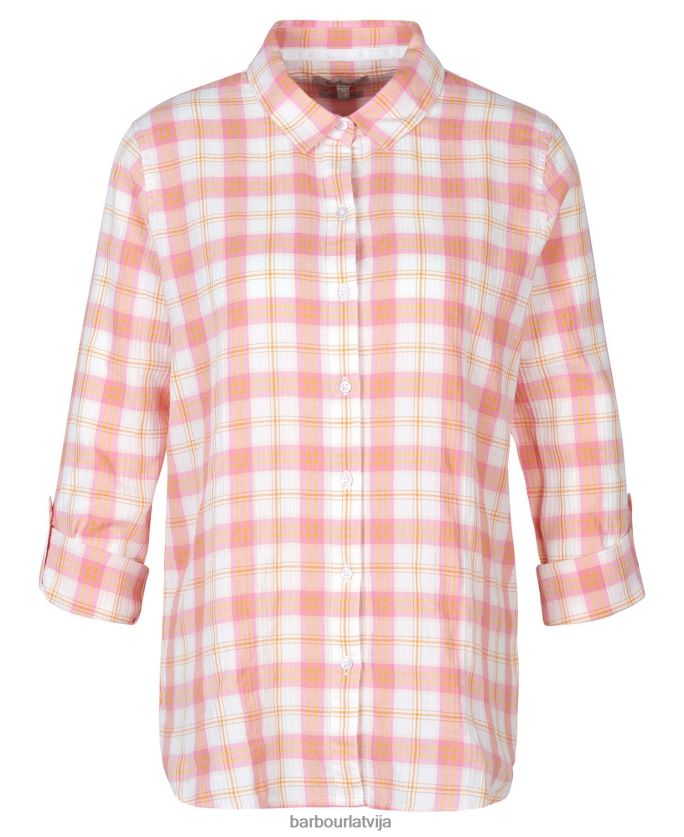 Barbour sievietes krasta krekls P8J88A1587 apģērbs hibiska pārbaude