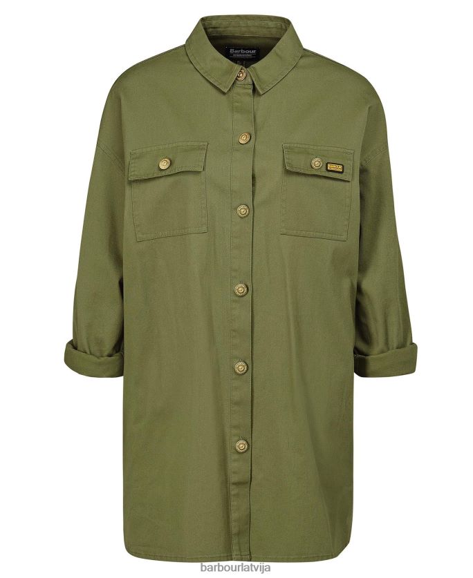 Barbour sievietes morgan virskrekls P8J88A1592 apģērbs pusnakts zaļš