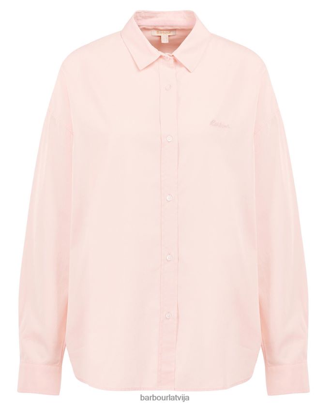 Barbour sievietes vasaras kenmore krekls P8J88A1630 apģērbs klasisks rozā