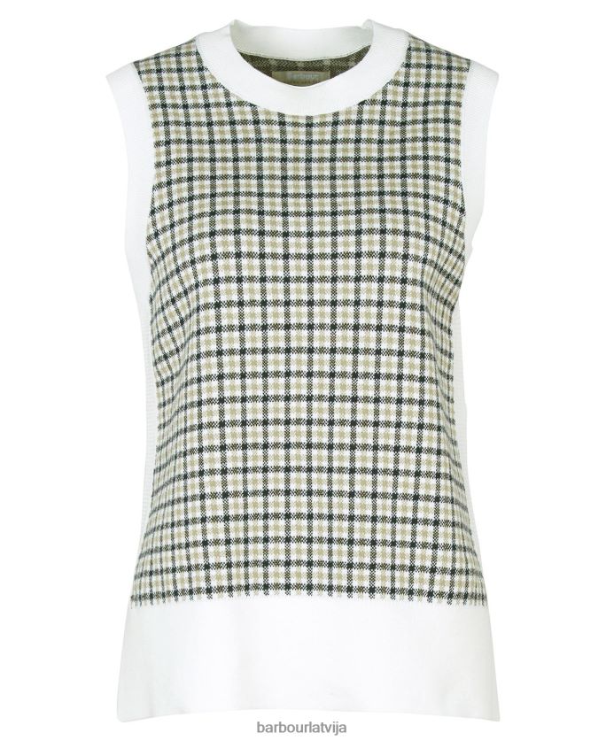 Barbour sievietes dumbarton trikotāžas džempera veste P8J88A1975 apģērbs daudzpārbaude