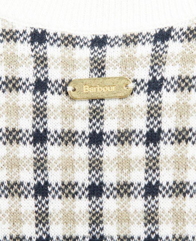 Barbour sievietes dumbarton trikotāžas džempera veste P8J88A1975 apģērbs daudzpārbaude