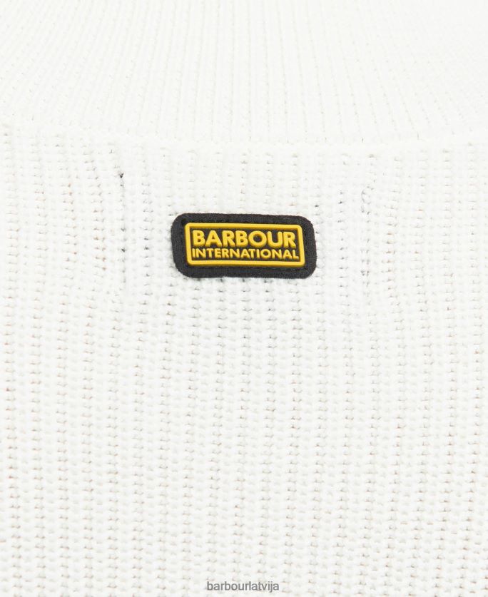 Barbour sievietes paviljona adījums P8J88A1959 apģērbs optika balta