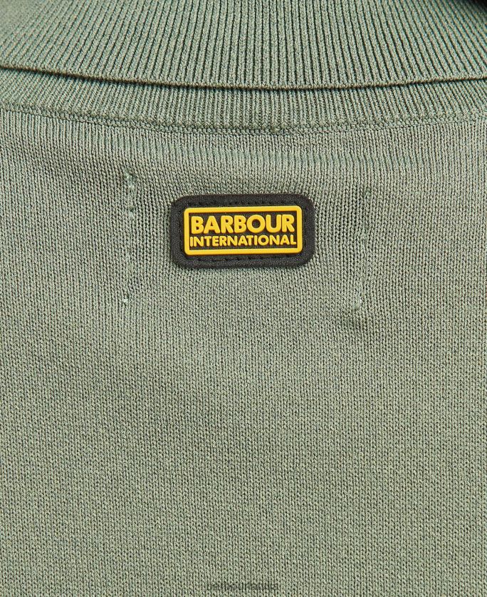 Barbour sievietes rosbern džemperis veste P8J88A1971 apģērbs pusnakts zaļš