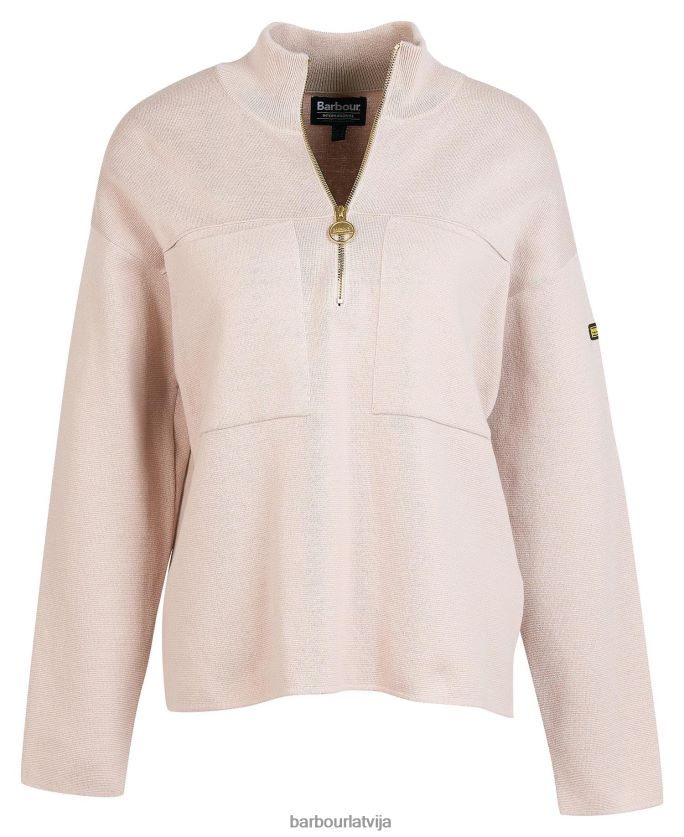 Barbour sievietes rushmoor adījums P8J88A1915 apģērbs rozā māls