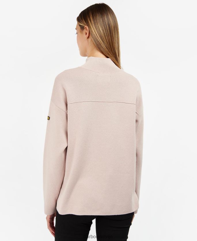 Barbour sievietes rushmoor adījums P8J88A1915 apģērbs rozā māls