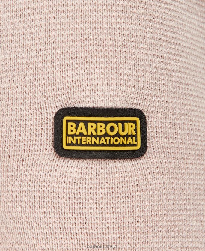 Barbour sievietes rushmoor adījums P8J88A1915 apģērbs rozā māls