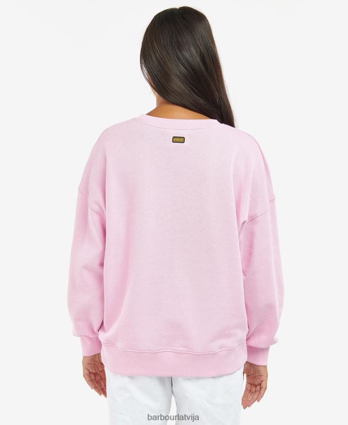 Barbour sievietes Rossin sporta krekls P8J88A1993 apģērbs rozā limonāde