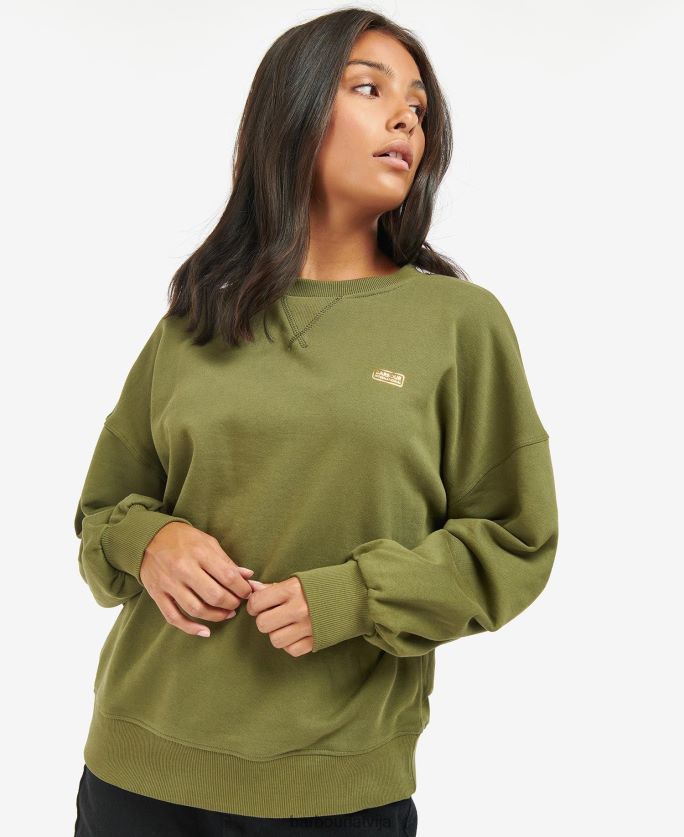 Barbour sievietes Rossin sporta krekls P8J88A2028 apģērbs rozā limonāde