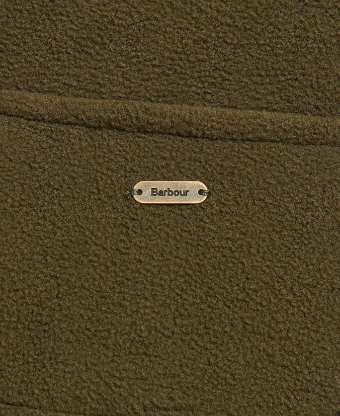 Barbour sievietes beringtona sporta krekls P8J88A1995 apģērbs nori zaļš
