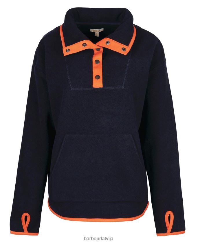 Barbour sievietes beringtona sporta krekls P8J88A2031 apģērbs nori zaļš