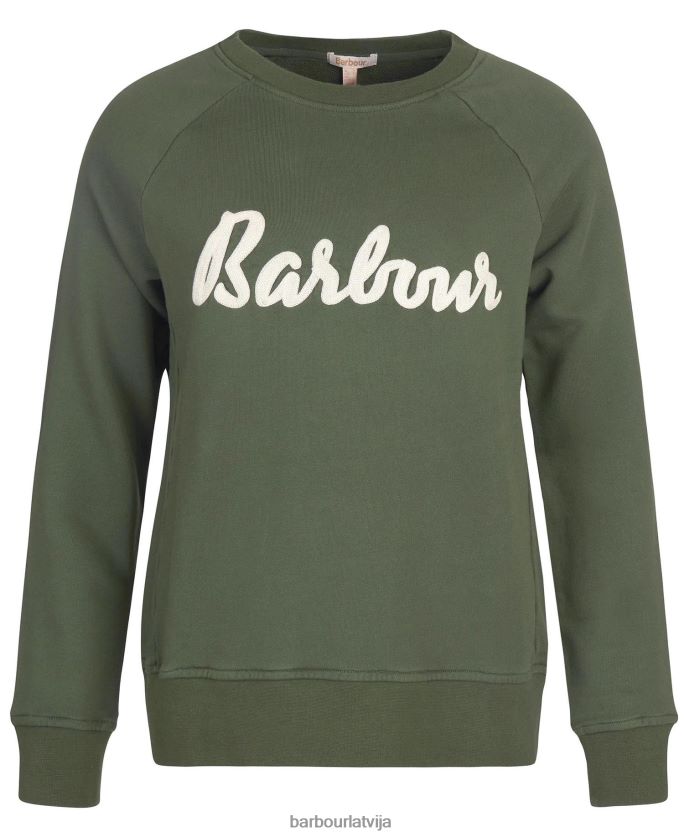 Barbour sievietes džemperis ūdrs P8J88A2027 apģērbs olīvu