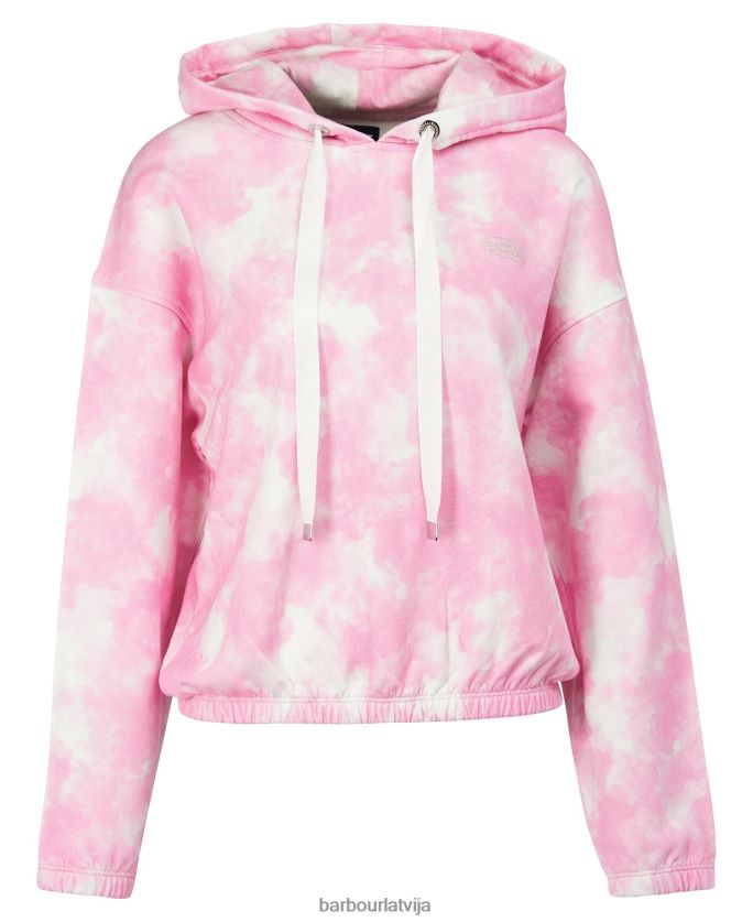 Barbour sievietes čineti kapuci P8J88A2001 apģērbs rozā simpātiju multi