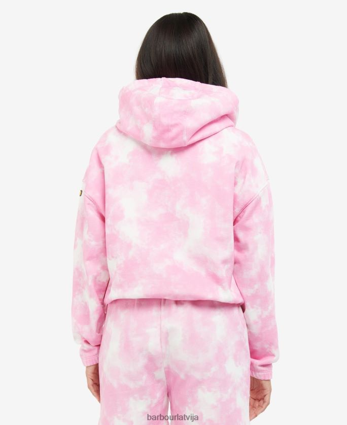 Barbour sievietes čineti kapuci P8J88A2001 apģērbs rozā simpātiju multi