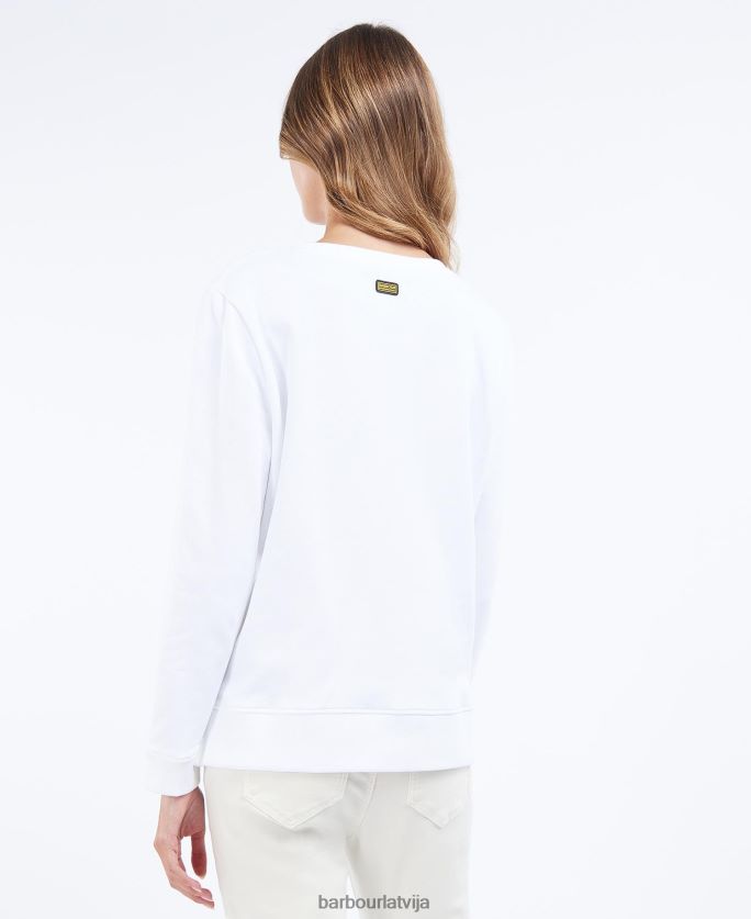 Barbour sievietes oriģināls komandas sporta krekls P8J88A2013 apģērbs balts