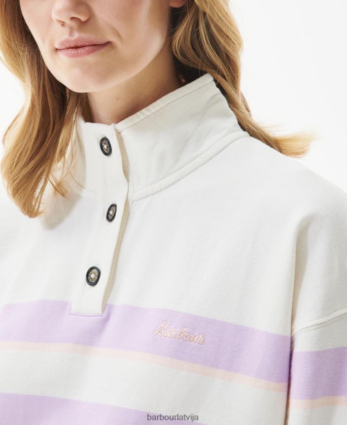 Barbour sievietes snapdragon sporta krekls P8J88A1989 apģērbs vairāku svītru