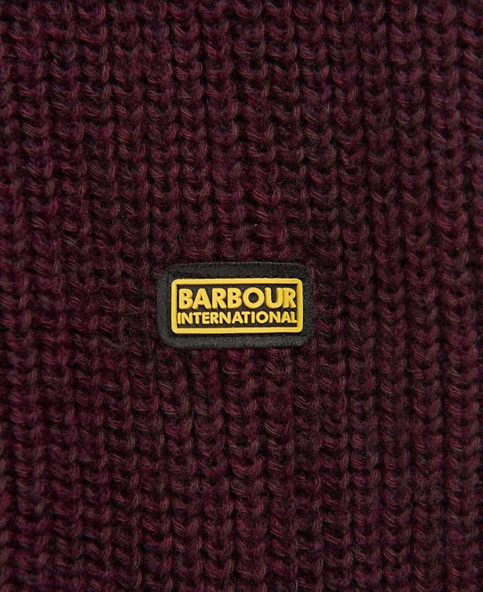 Barbour sievietes Claremont trikotāžas kleita P8J88A1882 apģērbs melnais ķirsis