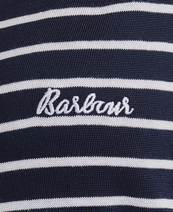 Barbour sievietes dalmore svītru kleita P8J88A1826 apģērbs balts/navy