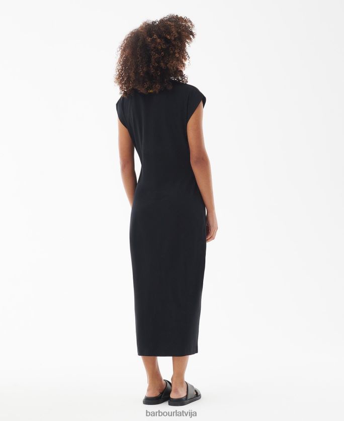Barbour sievietes dvēseles kleita P8J88A1822 apģērbs klasisks melns