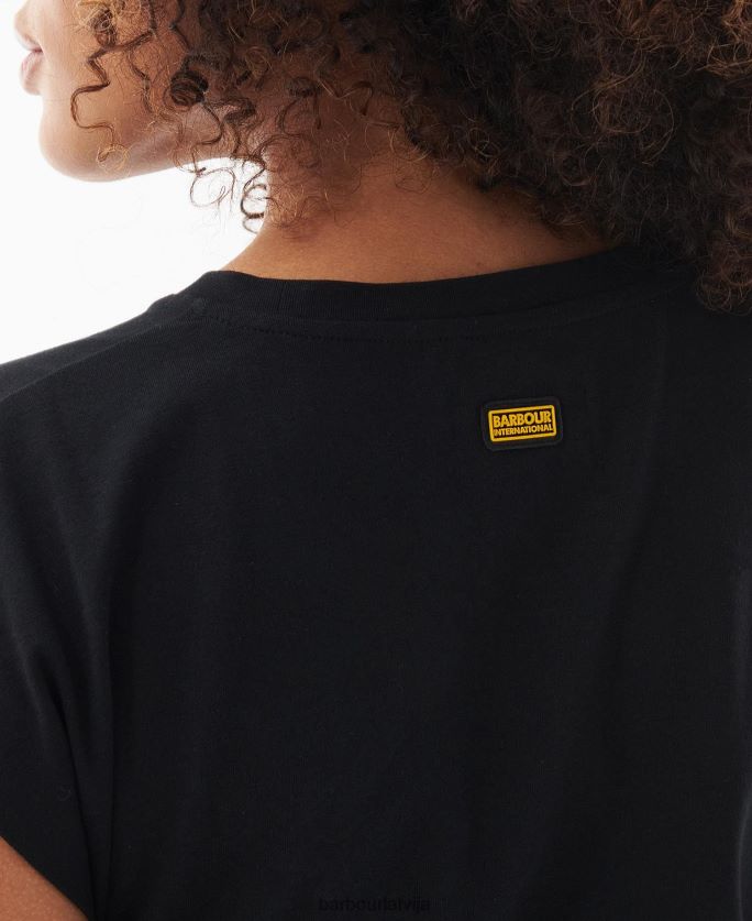 Barbour sievietes dvēseles kleita P8J88A1822 apģērbs klasisks melns