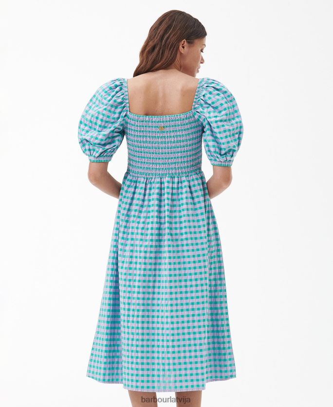 Barbour sievietes ģerānijas midi kleita P8J88A1848 apģērbs klasisks multi