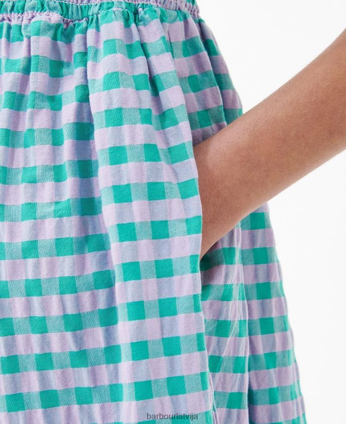 Barbour sievietes ģerānijas midi kleita P8J88A1848 apģērbs klasisks multi