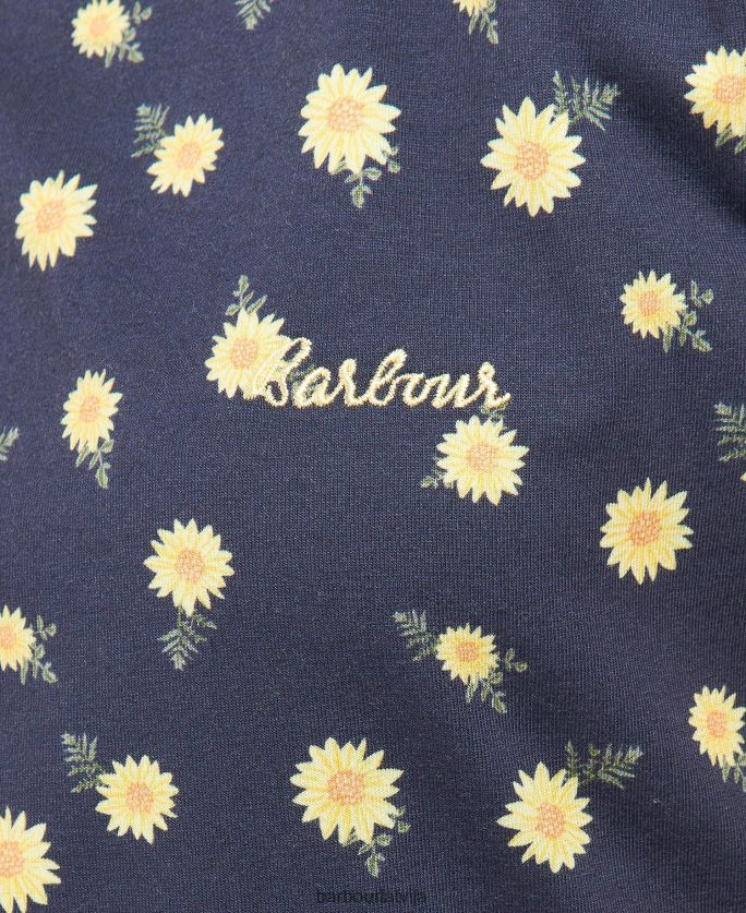 Barbour sievietes kleita ar zaķkoka apdruku P8J88A1905 apģērbs flotes stāstu apdruka