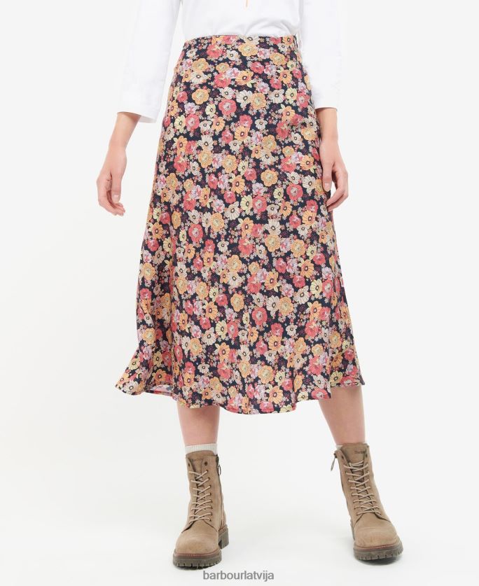 Barbour sievietes koraļļu svārki P8J88A1827 apģērbs flora ziedu