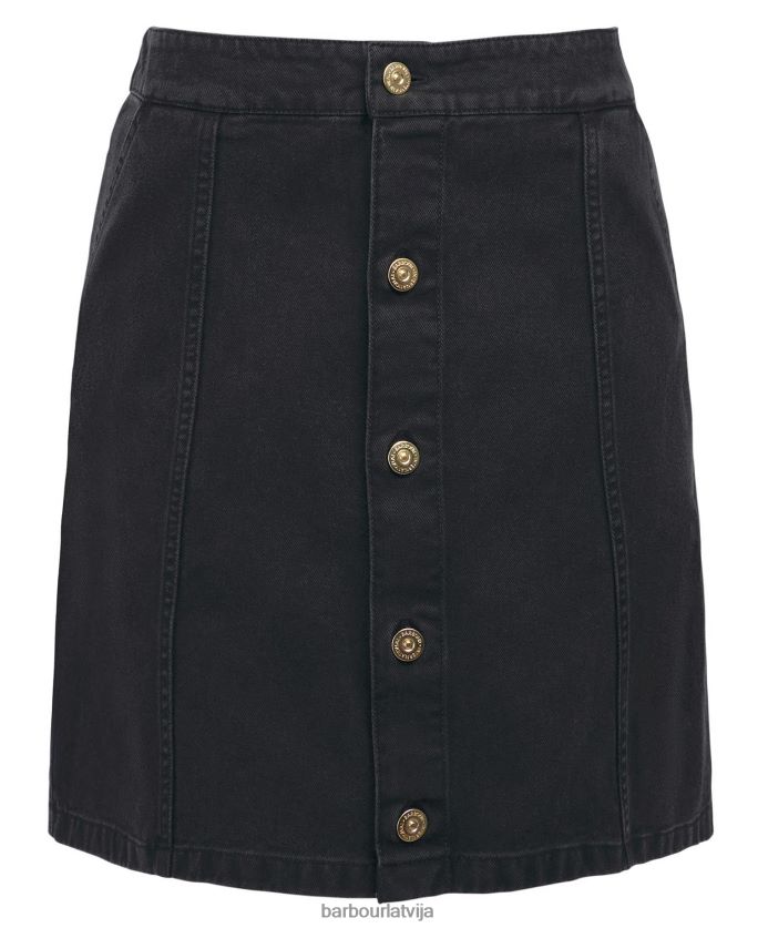 Barbour sievietes lorimer svārki P8J88A1859 apģērbs vasaras melns