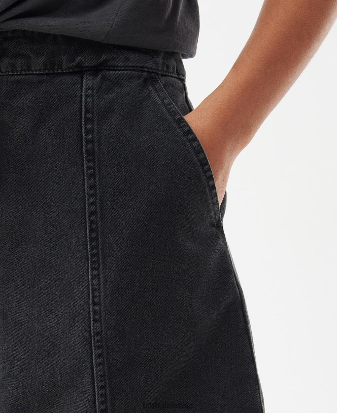 Barbour sievietes lorimer svārki P8J88A1859 apģērbs vasaras melns