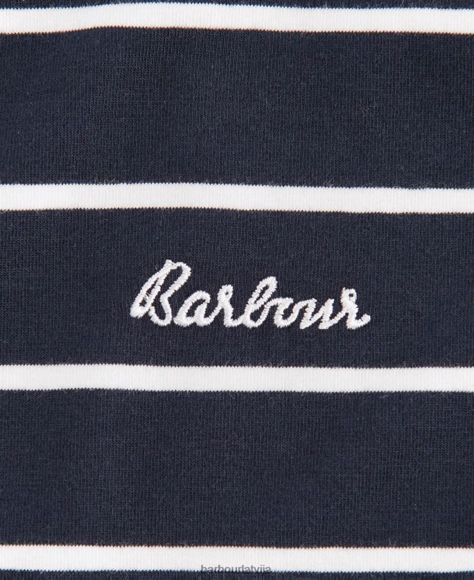 Barbour sievietes marlo svītru kleita P8J88A1895 apģērbs tumši/balts