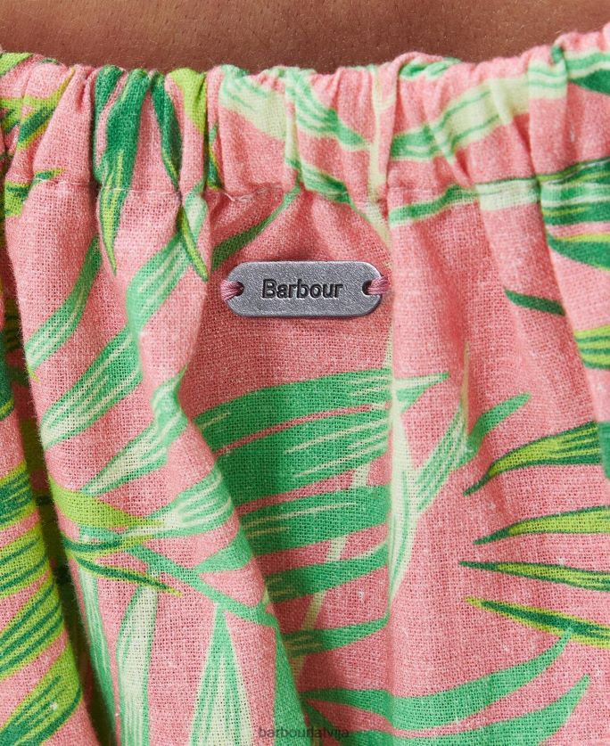 Barbour sievietes papirusa midi kleita P8J88A1836 apģērbs klasisks multi