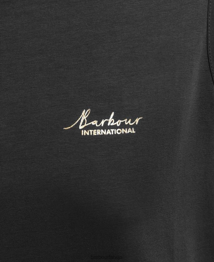 Barbour sievietes pilna laukuma džersija kleita P8J88A1873 apģērbs klasisks melns