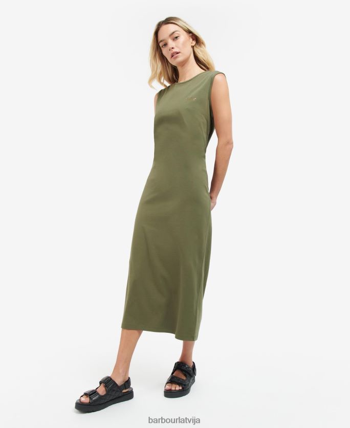 Barbour sievietes pilna laukuma džersija kleita P8J88A1881 apģērbs klasisks melns