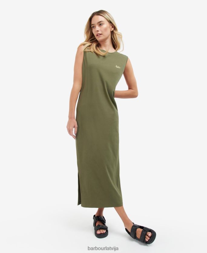 Barbour sievietes pilna laukuma džersija kleita P8J88A1881 apģērbs klasisks melns