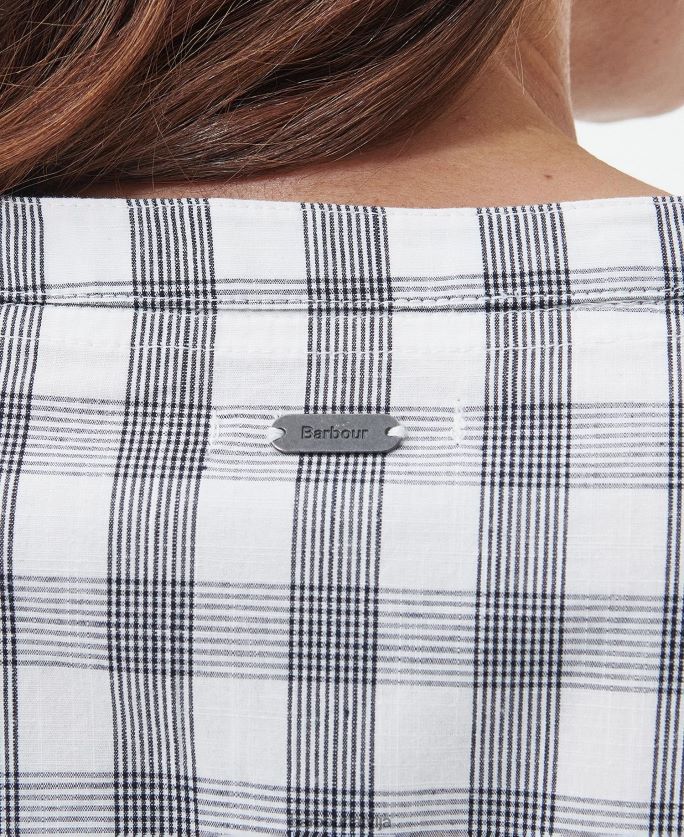 Barbour sievietes seamills midi kleita P8J88A1812 apģērbs flotes pārbaude