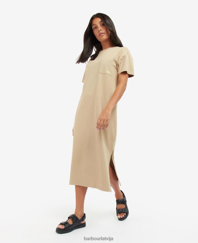 Barbour sievietes valdīšanas kreklu kleita P8J88A1852 apģērbs klasisks melns